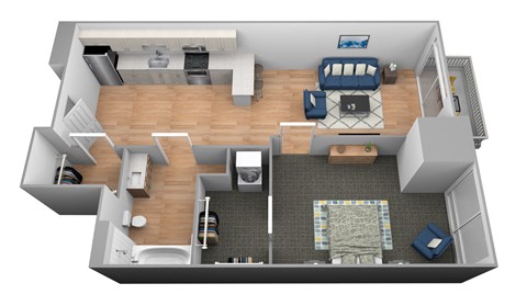 Red River Floor Plan at Shakopee Flats, Minnesota